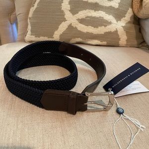 Holderness & Bourne Men’s Fischer Belt navy NWT